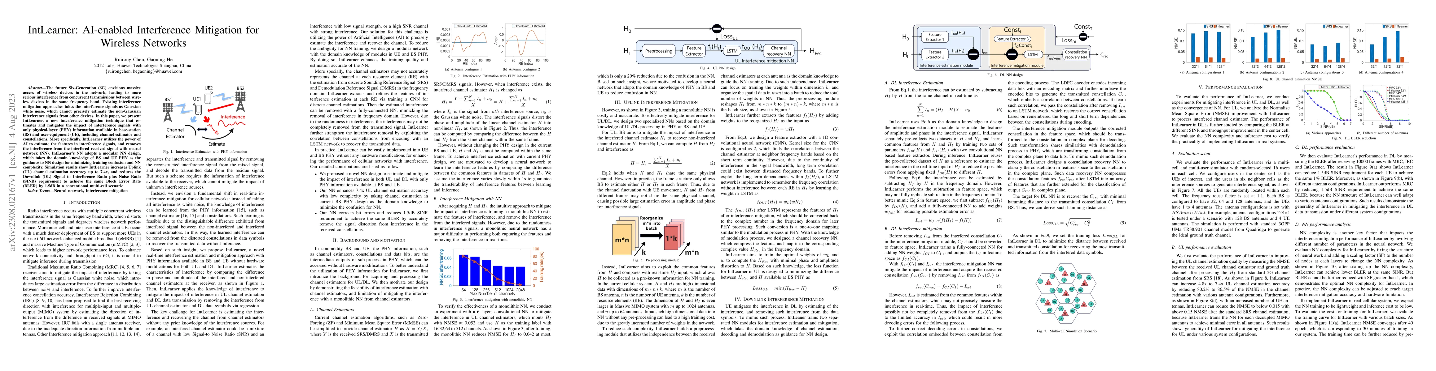 Thumbnail for IntLearner: AI-enabled Interference Mitigation for Wireless Networks