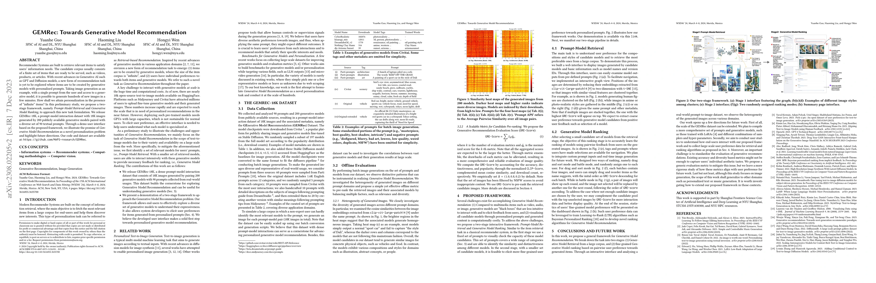 Thumbnail for GEMRec: Towards Generative Model Recommendation