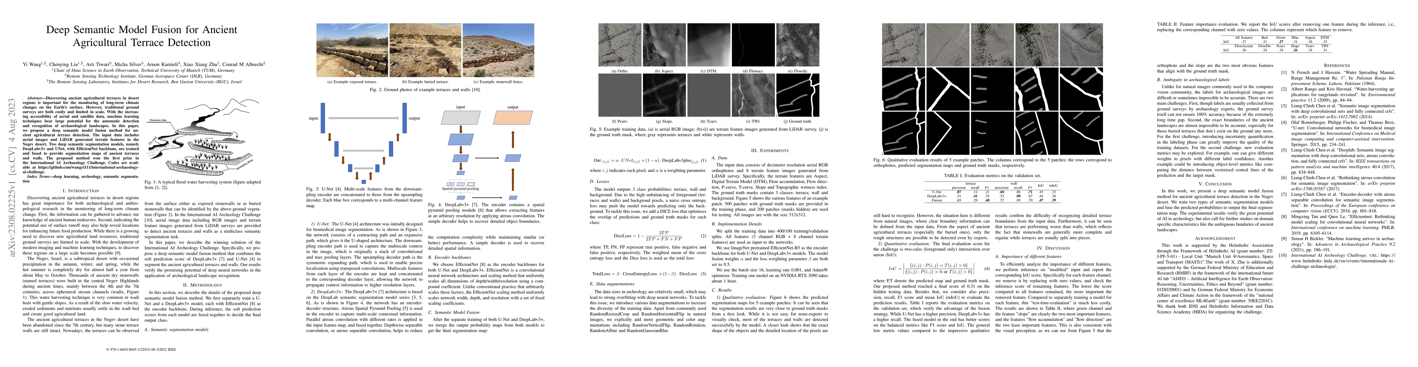 Thumbnail for Deep Semantic Model Fusion for Ancient Agricultural Terrace Detection