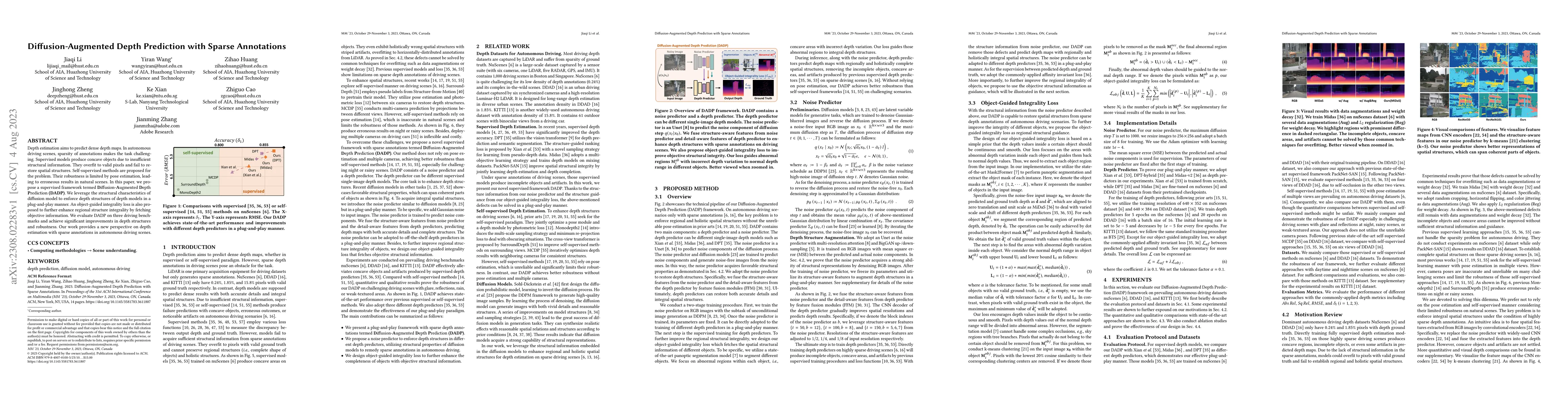 Thumbnail for Diffusion-Augmented Depth Prediction with Sparse Annotations