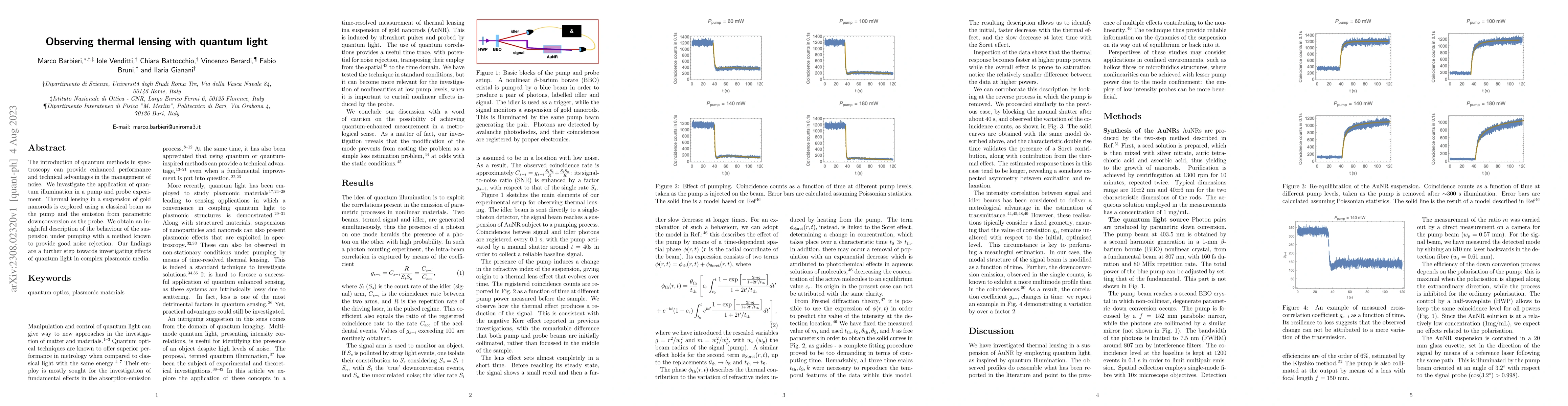 Thumbnail for Observing thermal lensing with quantum light