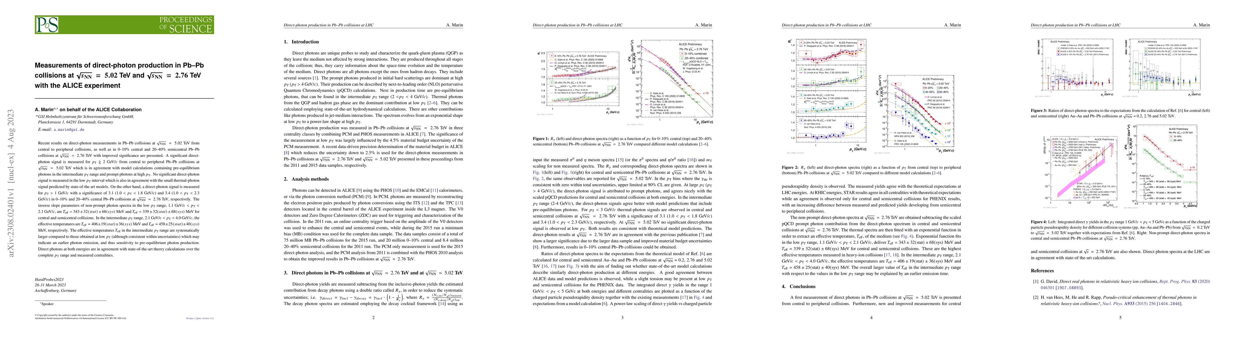 Thumbnail for Measurements of direct-photon production in Pb-Pb collisions at
  $\sqrt{\rm s_{NN}}=5.02$ TeV and $\sqrt{\rm s_{NN}}=2.76$ TeV with the ALICE
  experiment
