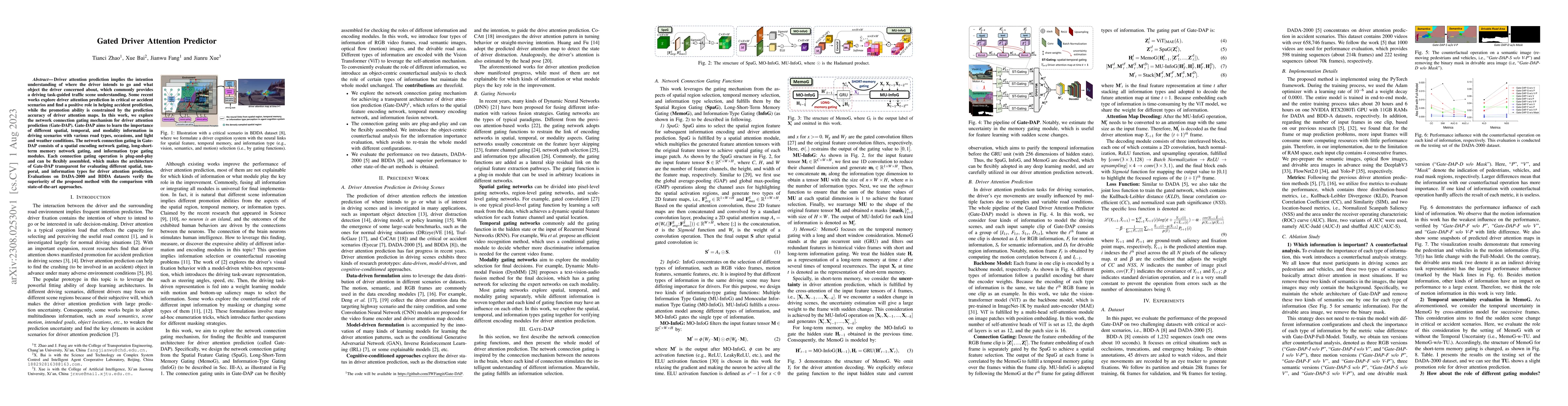 Thumbnail for Gated Driver Attention Predictor