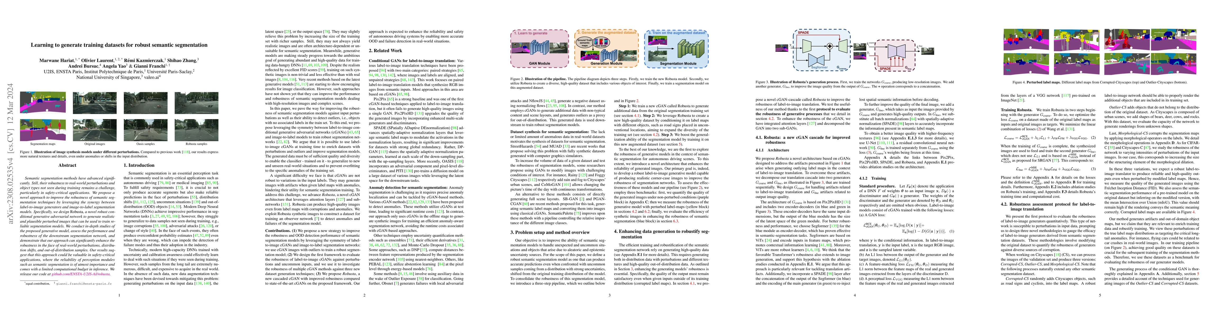 Thumbnail for Learning to Generate Training Datasets for Robust Semantic Segmentation