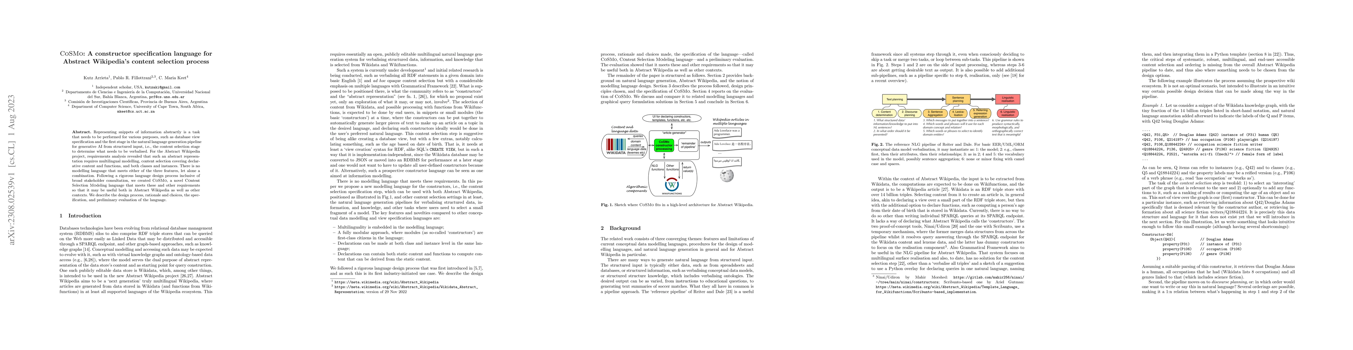 Thumbnail for CoSMo: A constructor specification language for Abstract Wikipedia's
  content selection process