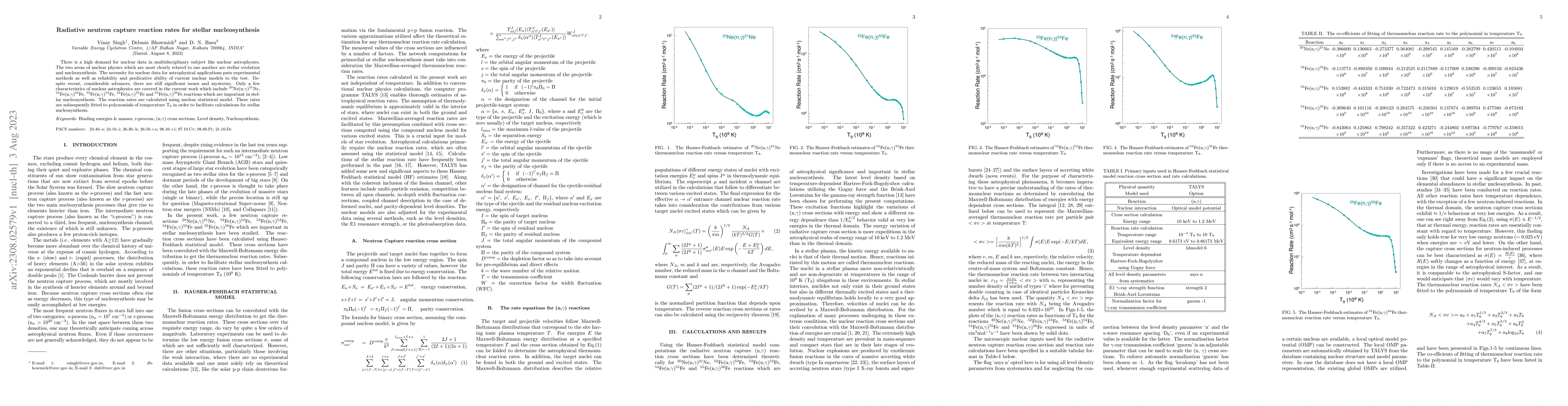 Thumbnail for Radiative neutron capture reaction rates for stellar nucleosynthesis