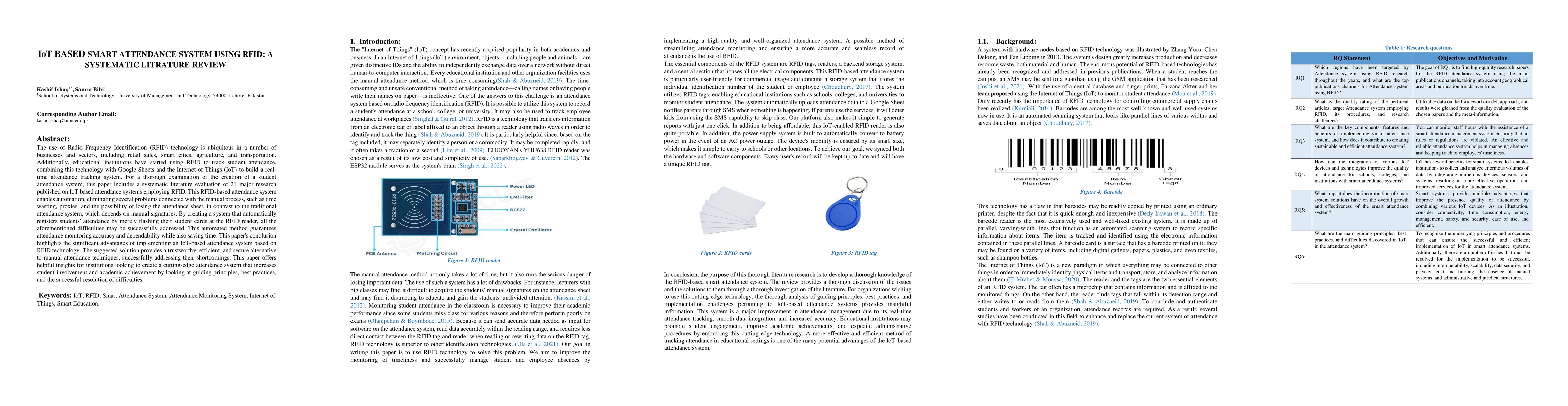Thumbnail for IoT Based Smart Attendance System Using Rfid: A Systematic Literature
  Review