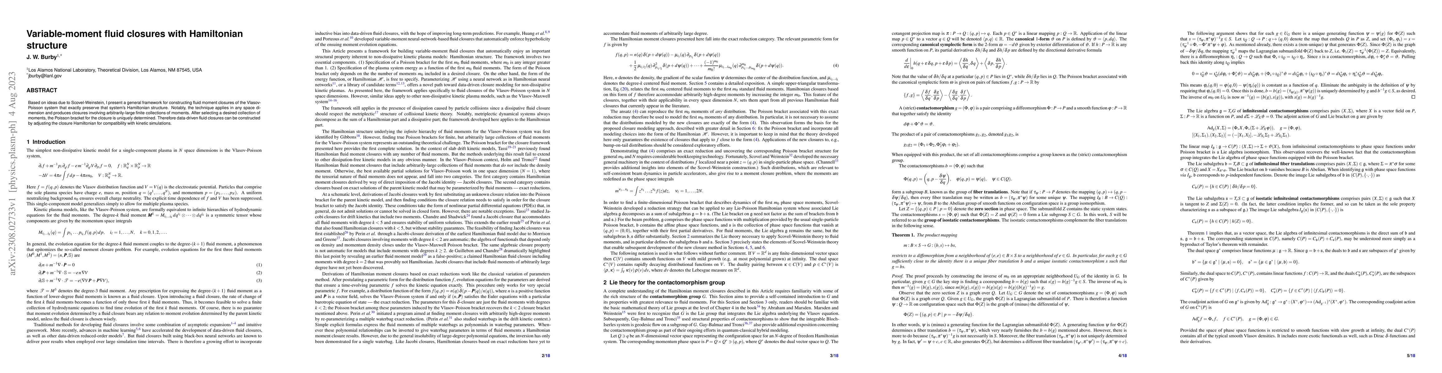 Thumbnail for Variable-moment fluid closures with Hamiltonian structure