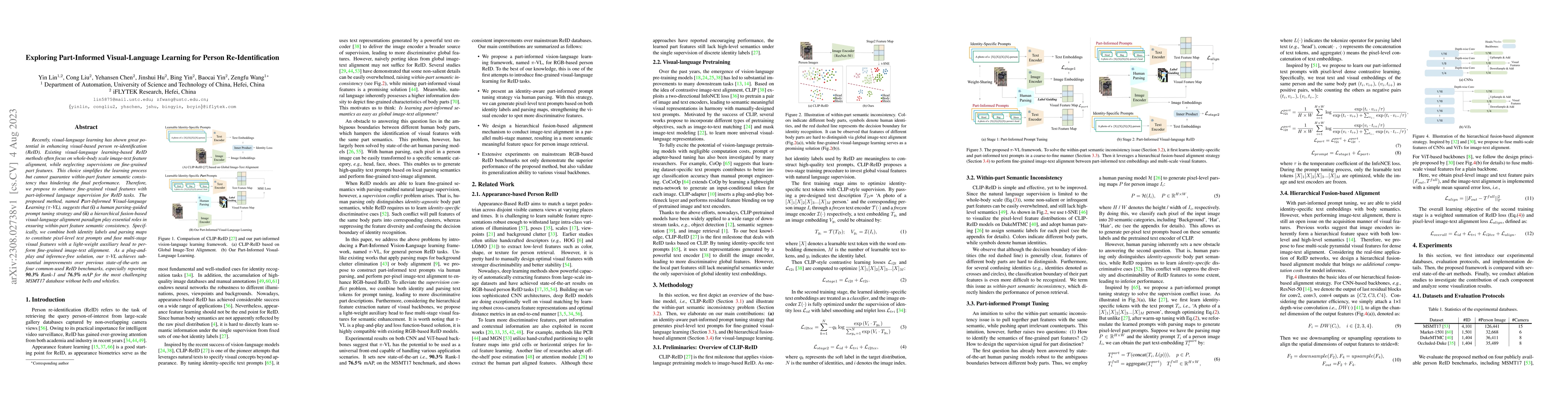 Thumbnail for Exploring Part-Informed Visual-Language Learning for Person
  Re-Identification