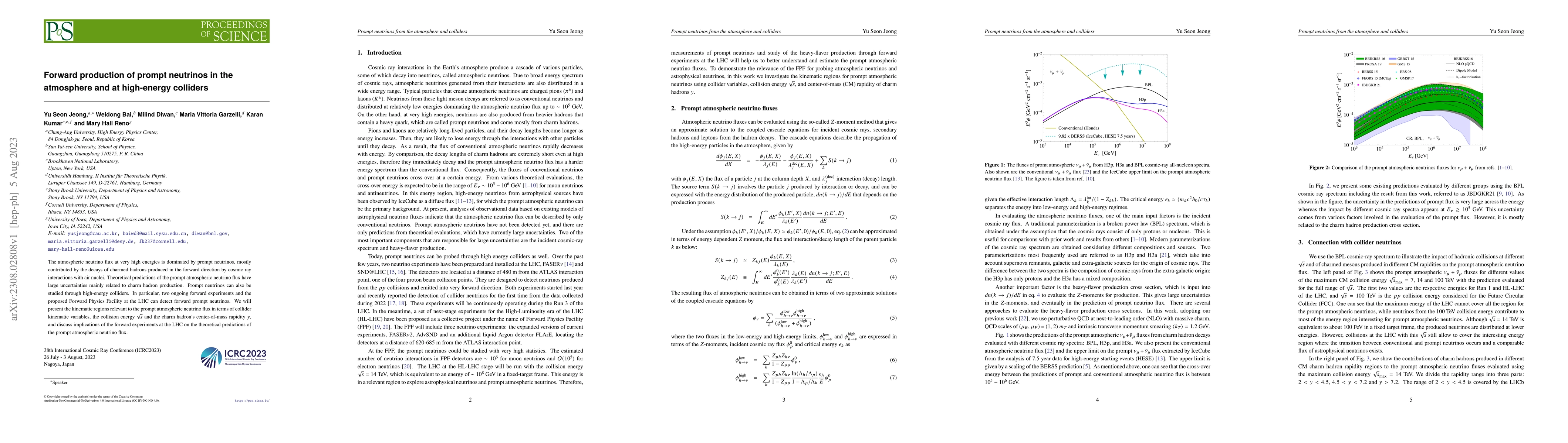 Thumbnail for Forward production of prompt neutrinos in the atmosphere and at
  high-energy colliders