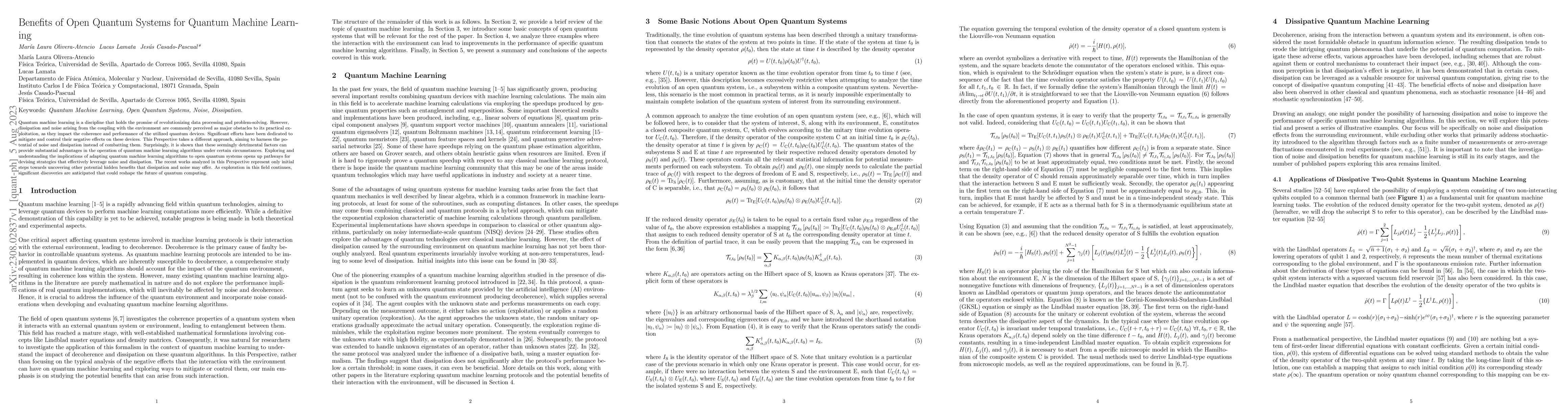 Thumbnail for Benefits of Open Quantum Systems for Quantum Machine Learning