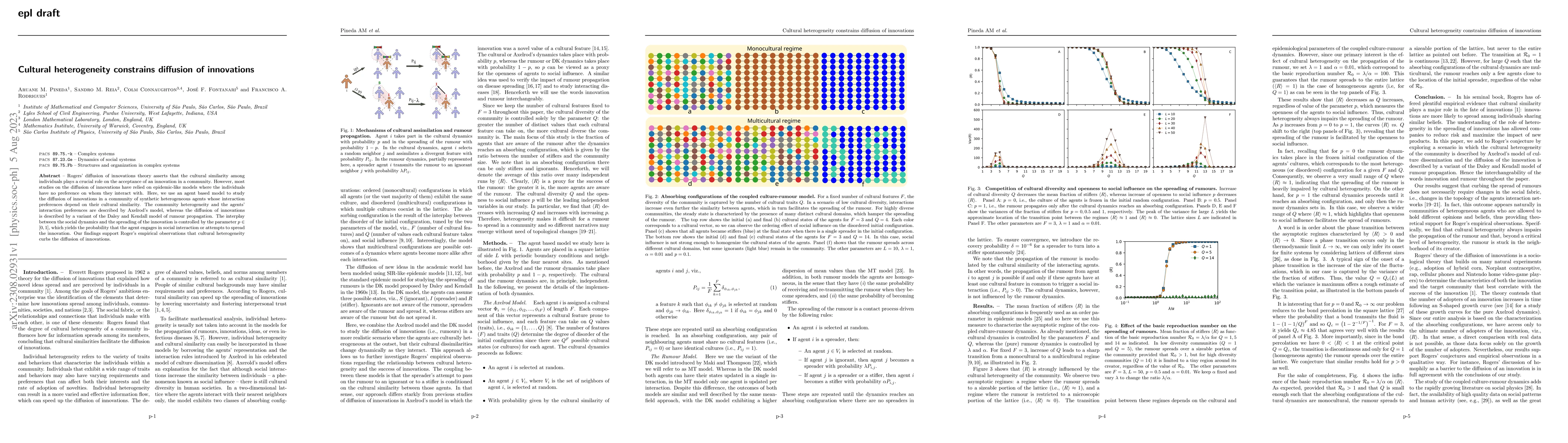 Thumbnail for Cultural heterogeneity constrains diffusion of innovations