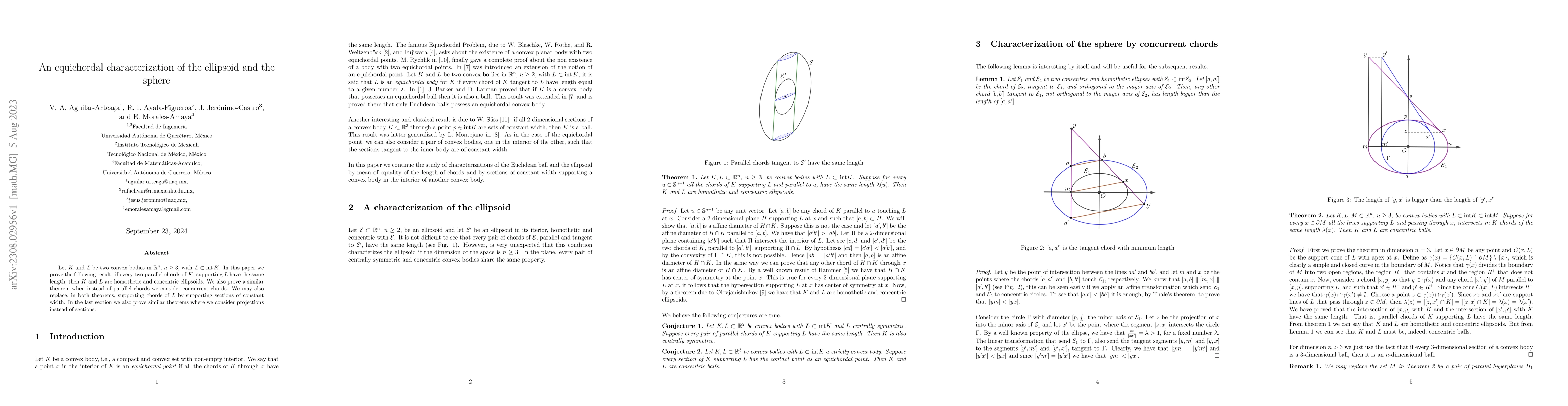 Thumbnail for An equichordal characterization of the ellipsoid and the sphere