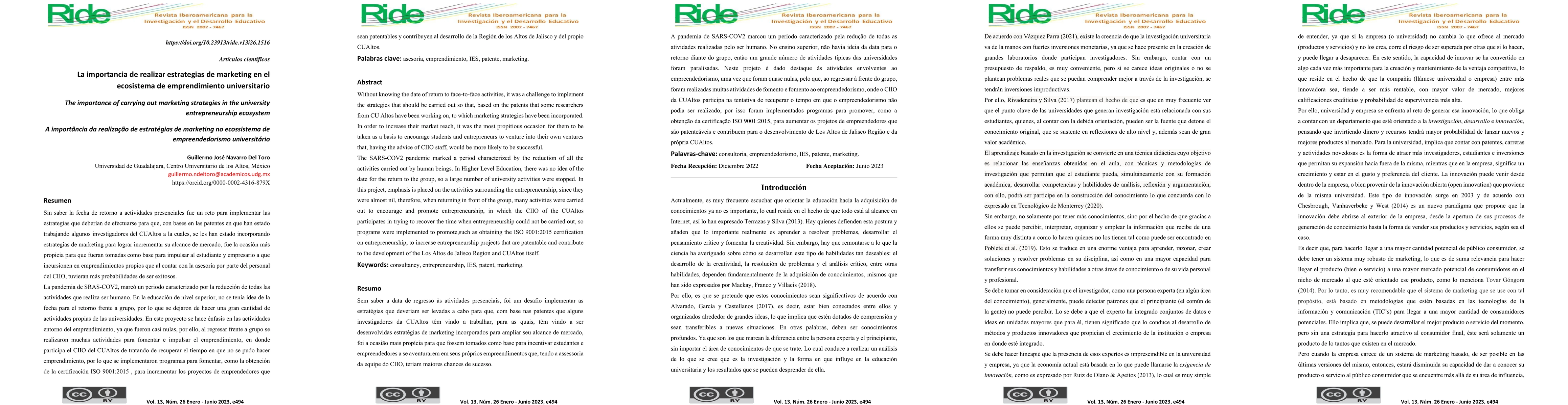 Thumbnail for El paradigma del marketing digital en la academia, el emprendimiento
  universitario y las empresas establecidas