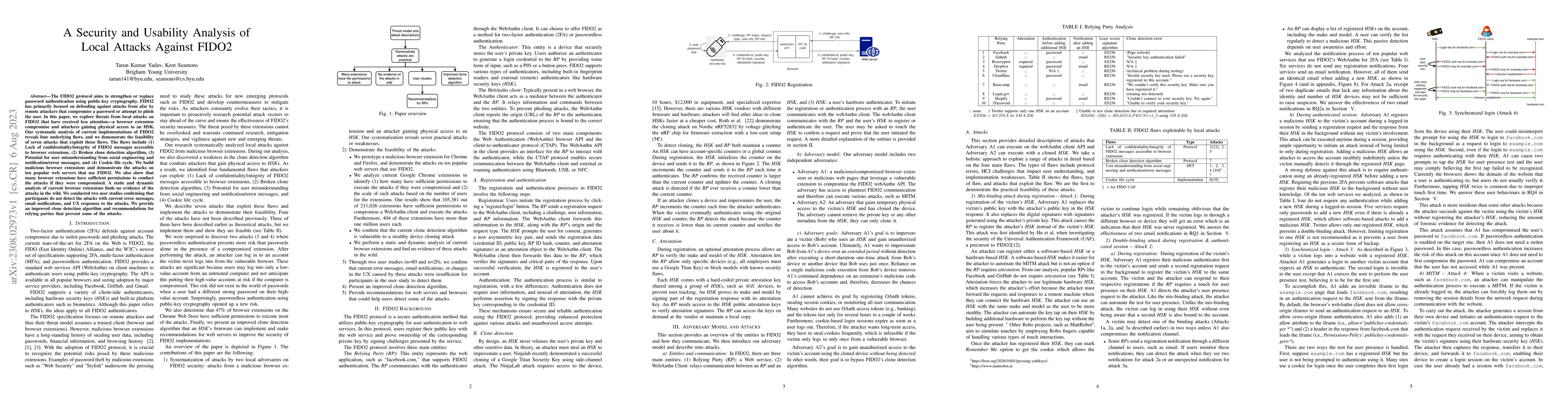 Thumbnail for A Security and Usability Analysis of Local Attacks Against FIDO2