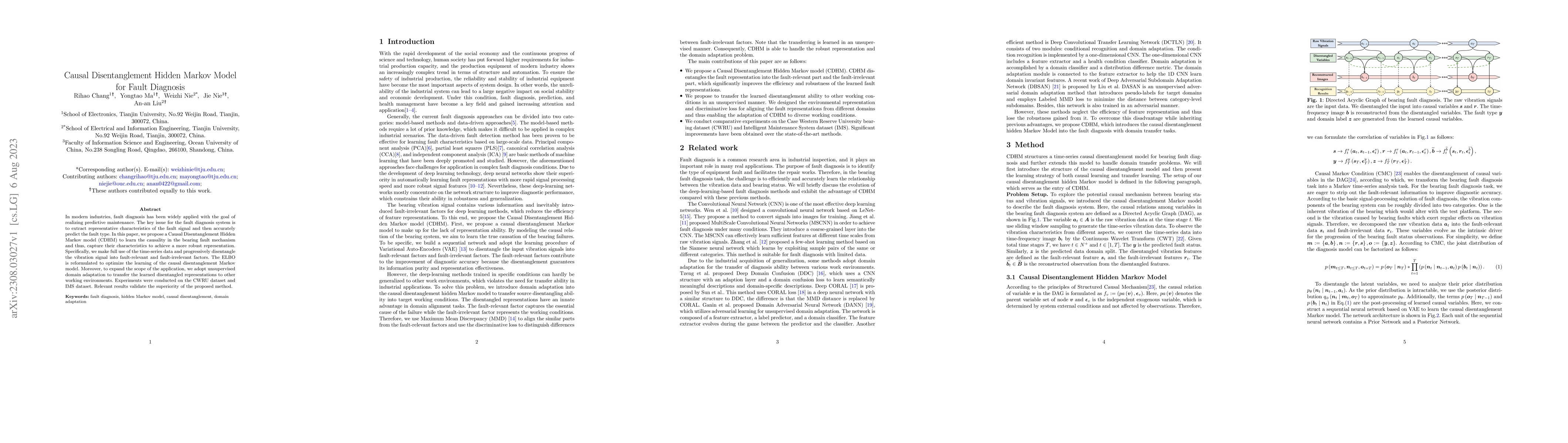 Thumbnail for Causal Disentanglement Hidden Markov Model for Fault Diagnosis