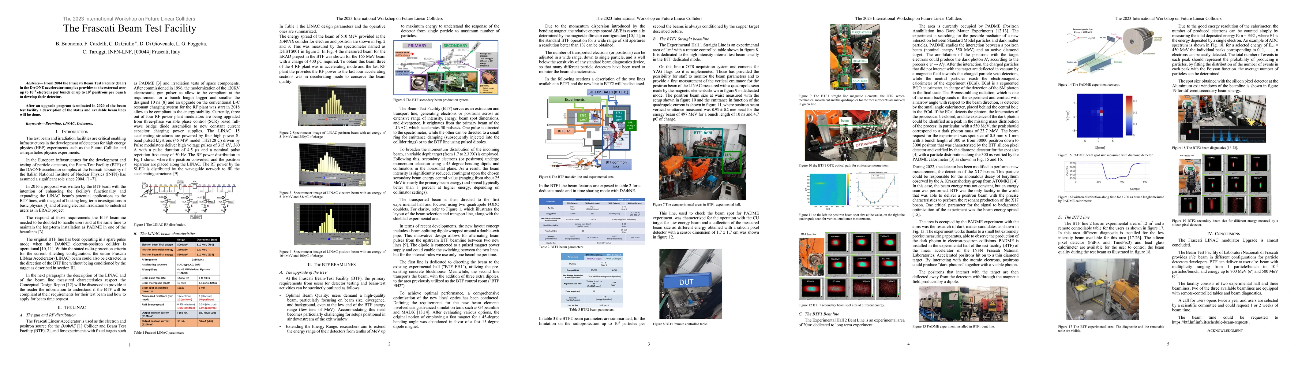 Thumbnail for The Frascati Beam Test Facility