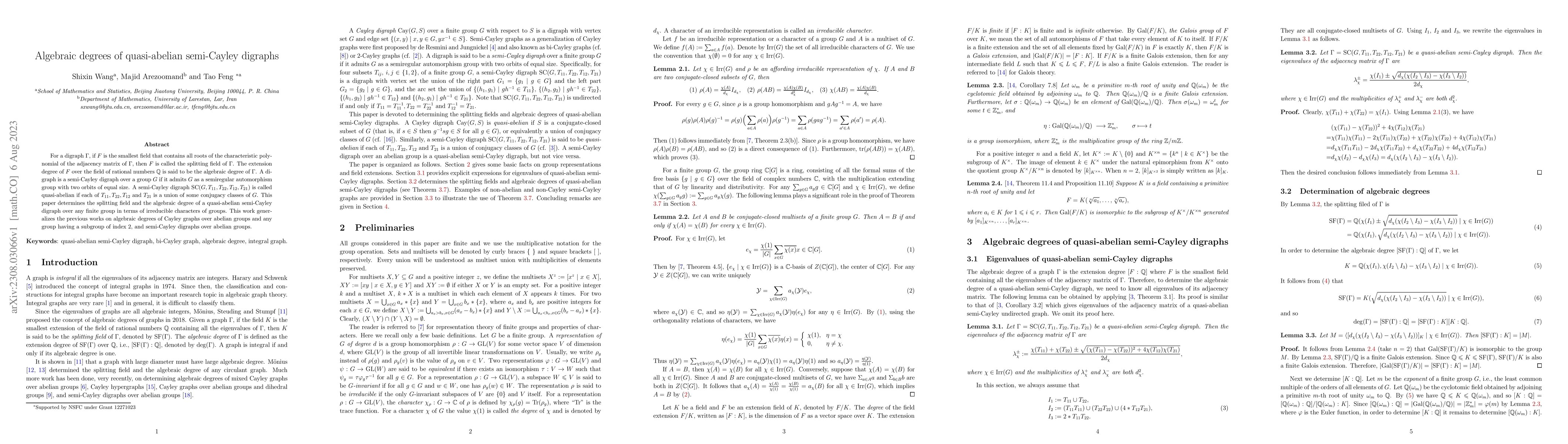 Thumbnail for Algebraic degrees of quasi-abelian semi-Cayley digraphs