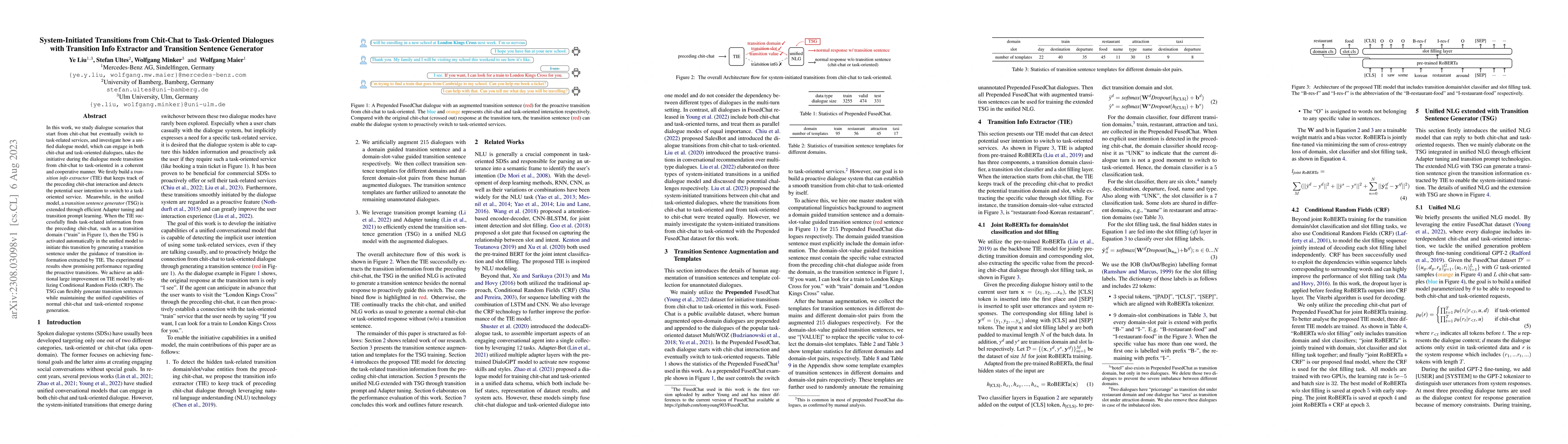 Thumbnail for System-Initiated Transitions from Chit-Chat to Task-Oriented Dialogues
  with Transition Info Extractor and Transition Sentence Generator