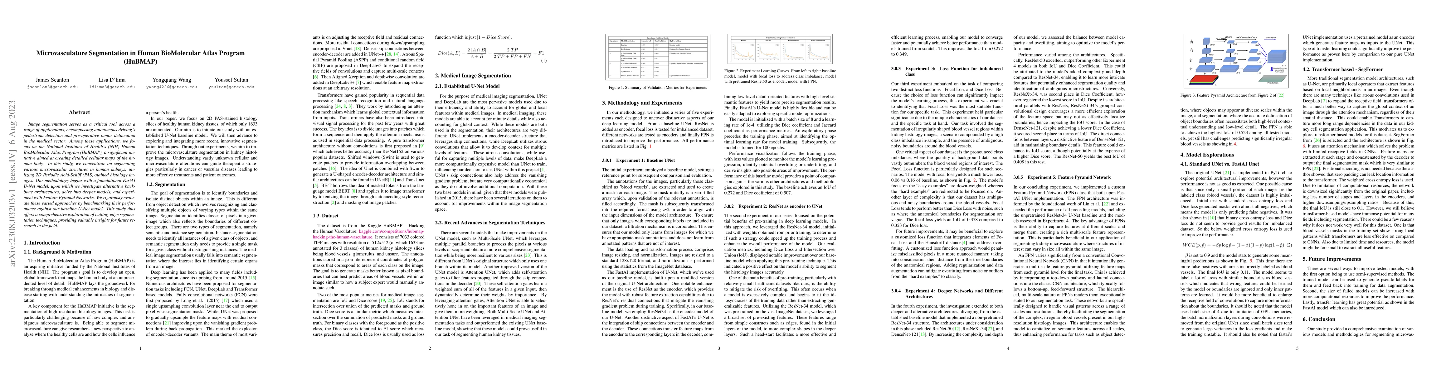 Thumbnail for Microvasculature Segmentation in Human BioMolecular Atlas Program
  (HuBMAP)