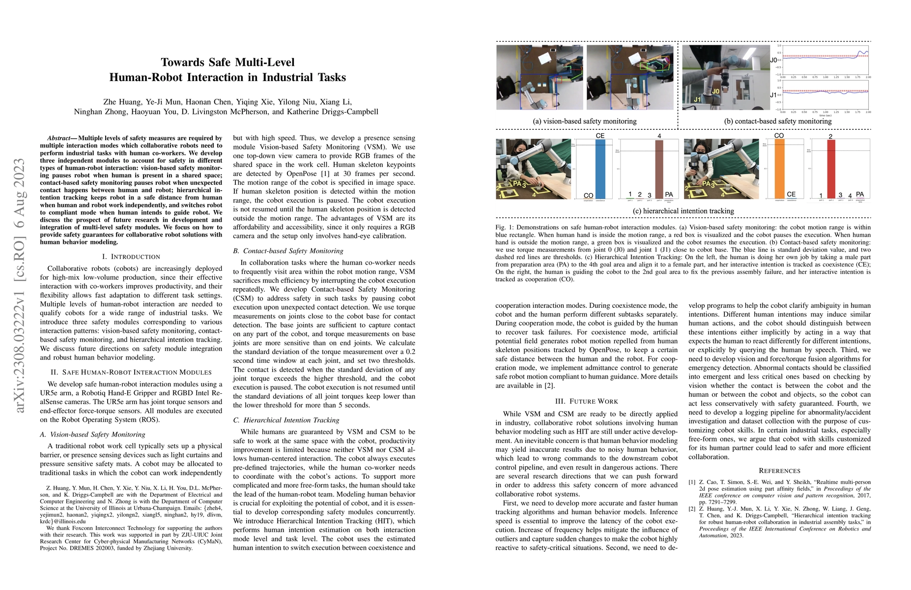 Thumbnail for Towards Safe Multi-Level Human-Robot Interaction in Industrial Tasks