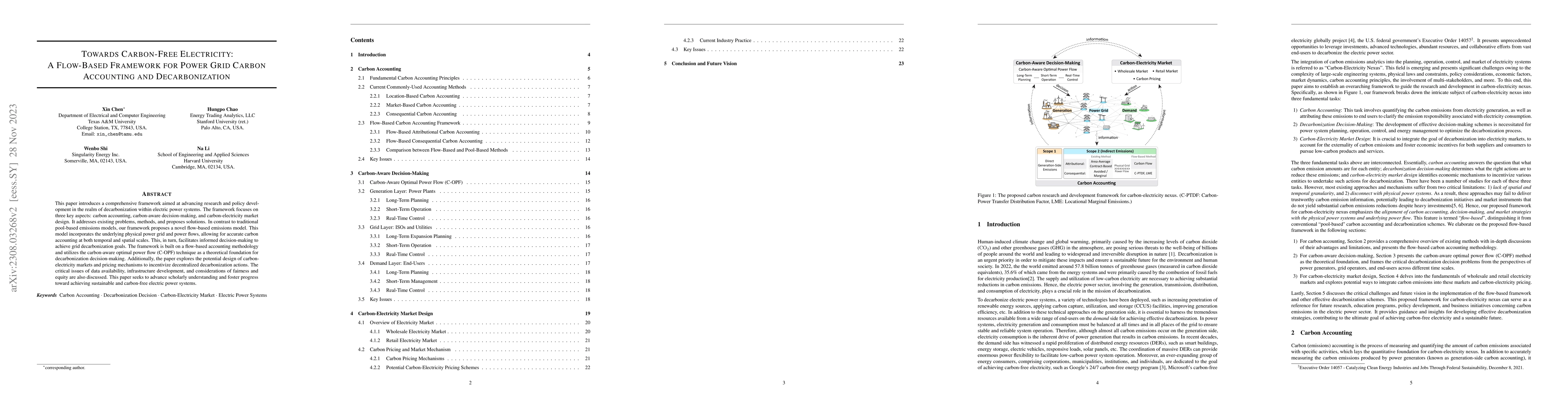 Thumbnail for Towards Carbon-Free Electricity: A Flow-Based Framework for Power Grid
  Carbon Accounting and Decarbonization