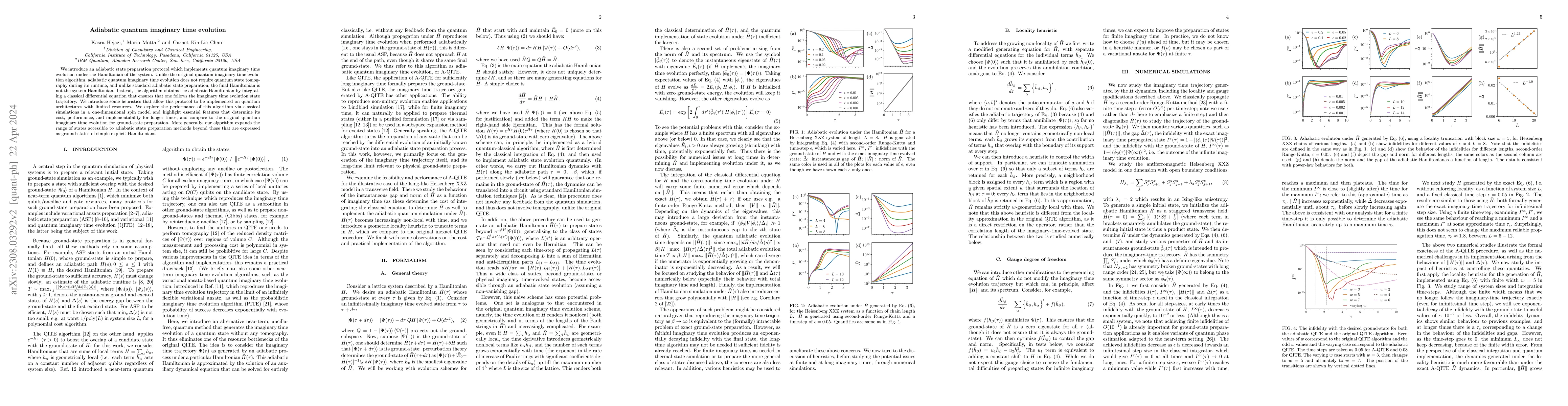 Thumbnail for Adiabatic quantum imaginary time evolution