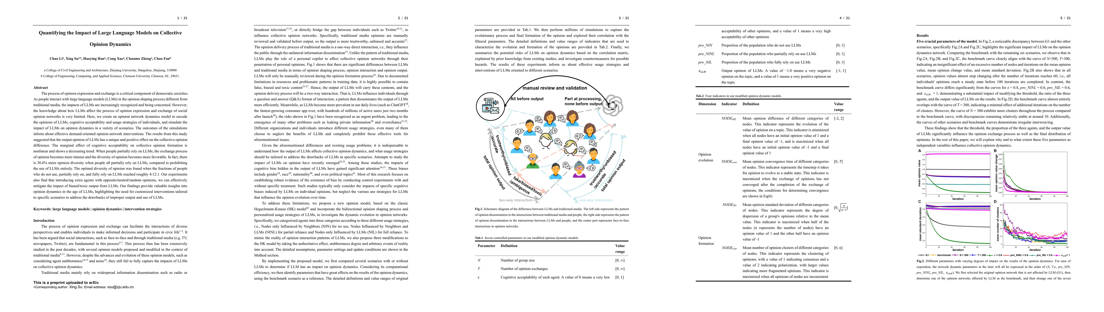 Thumbnail for Quantifying the Impact of Large Language Models on Collective Opinion
  Dynamics