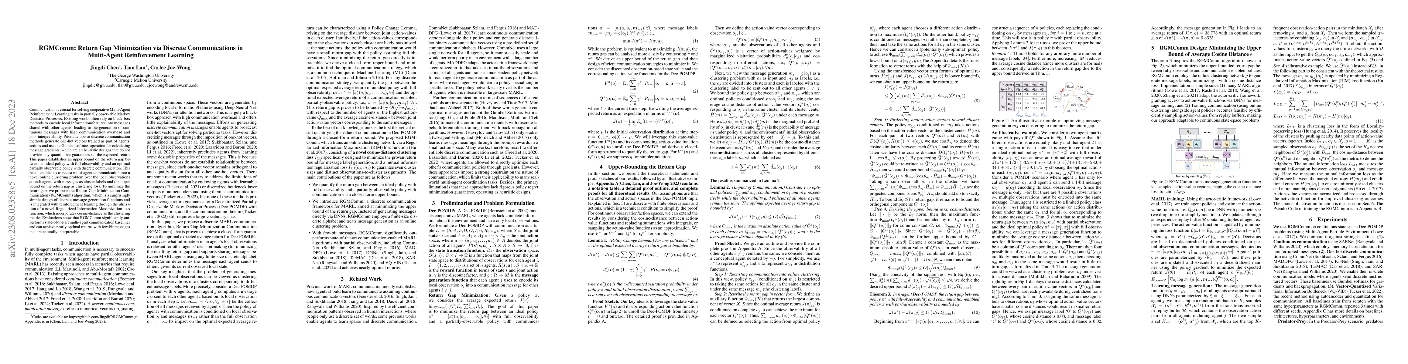 Thumbnail for RGMComm: Return Gap Minimization via Discrete Communications in
  Multi-Agent Reinforcement Learning