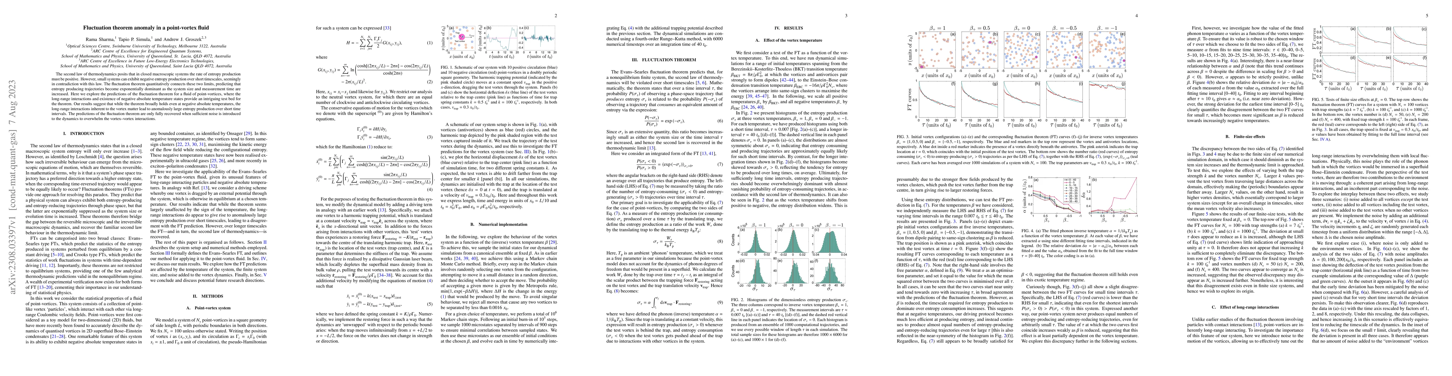 Thumbnail for Fluctuation theorem anomaly in a point-vortex fluid