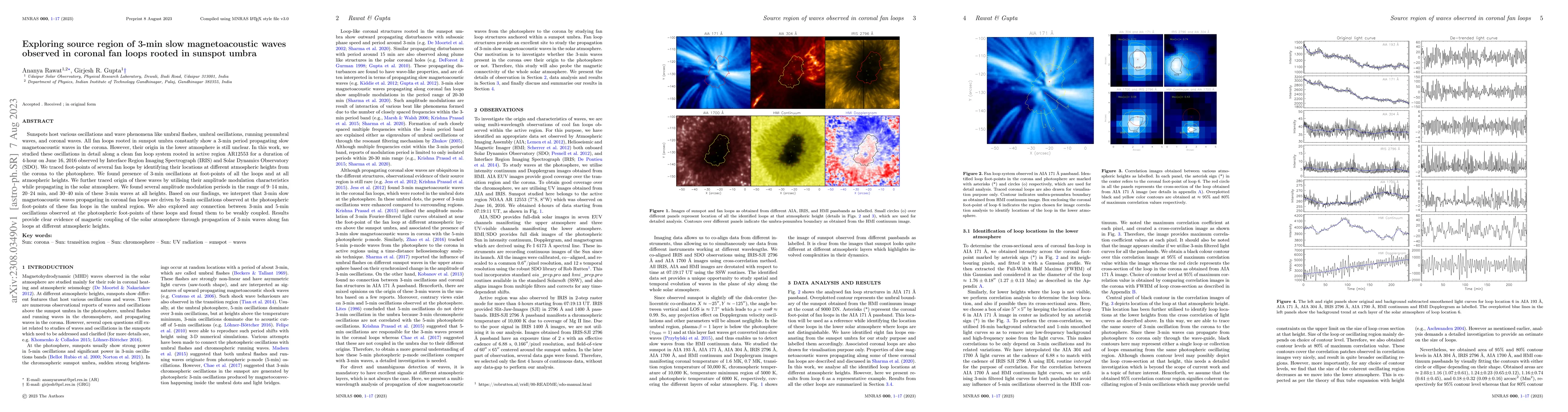 Thumbnail for Exploring source region of 3-min slow magnetoacoustic waves observed in
  coronal fan loops rooted in sunspot umbra