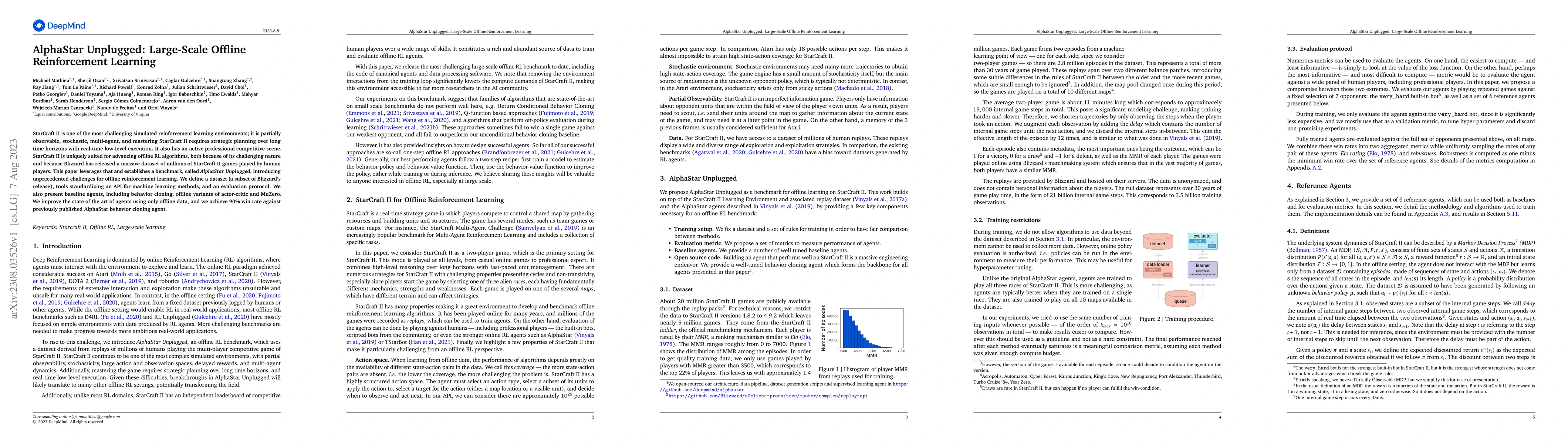 Thumbnail for AlphaStar Unplugged: Large-Scale Offline Reinforcement Learning