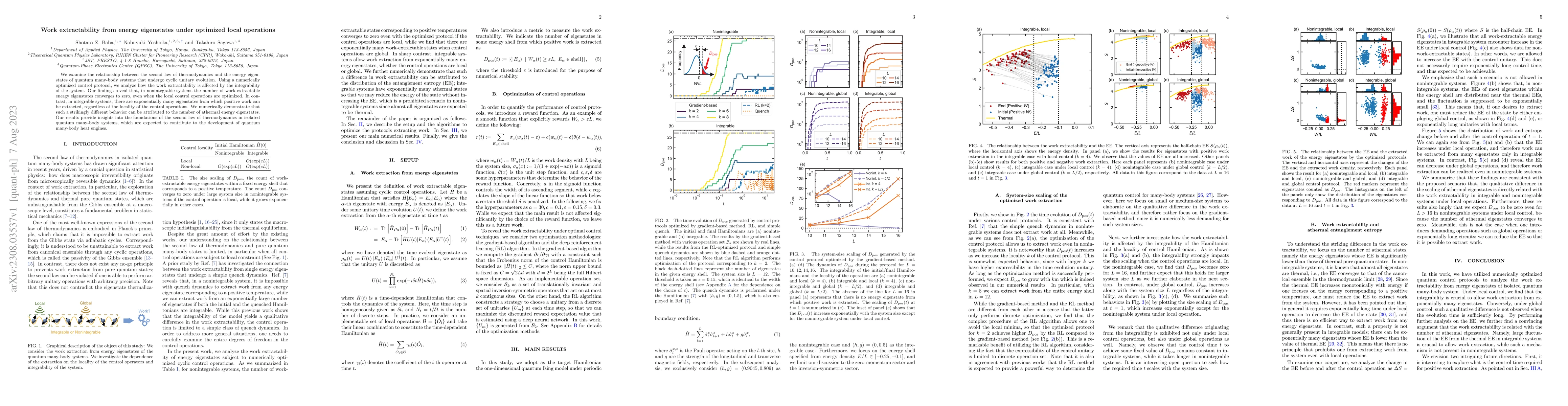 Thumbnail for Work extractability from energy eigenstates under optimized local
  operations