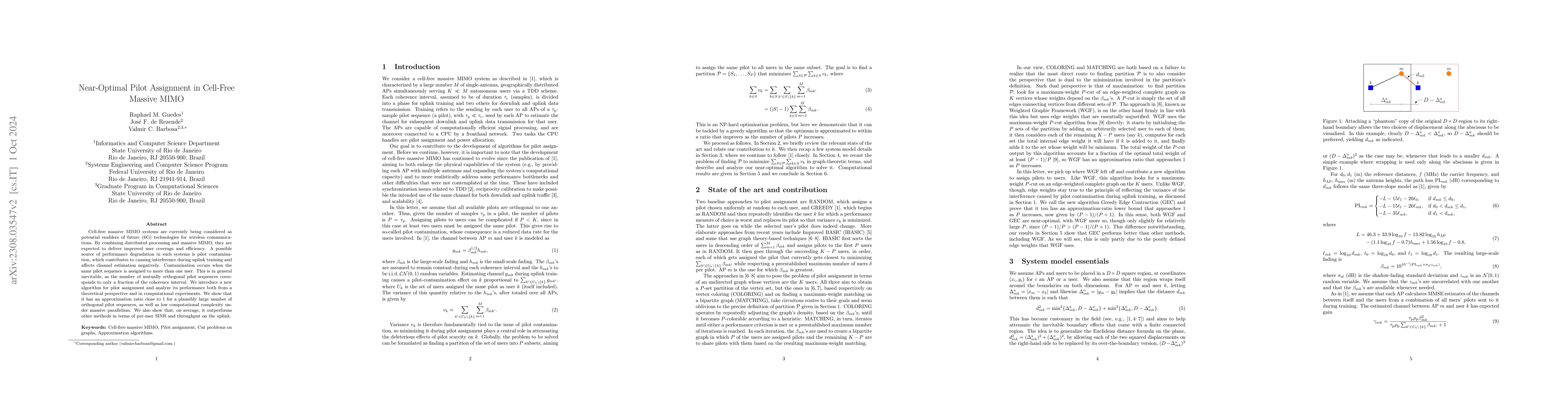 Thumbnail for Near-optimal pilot assignment in cell-free massive MIMO