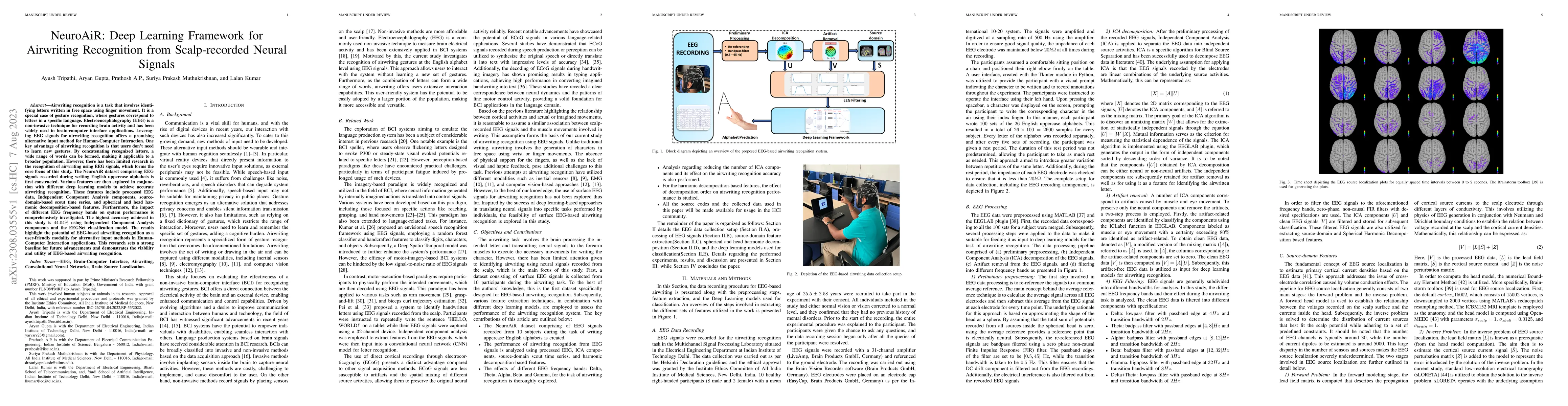 Thumbnail for NeuroAiR: Deep Learning Framework for Airwriting Recognition from
  Scalp-recorded Neural Signals