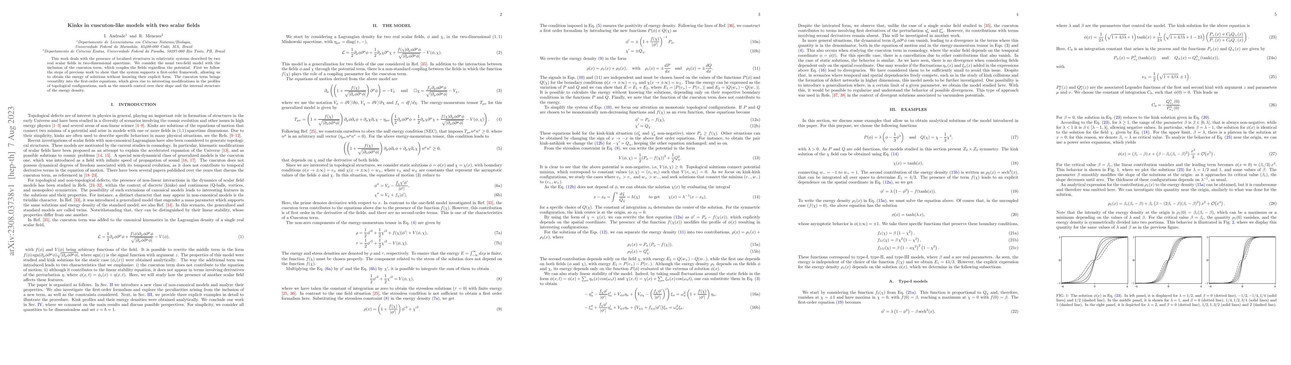 Thumbnail for Kinks in cuscuton-like models with two scalar fields