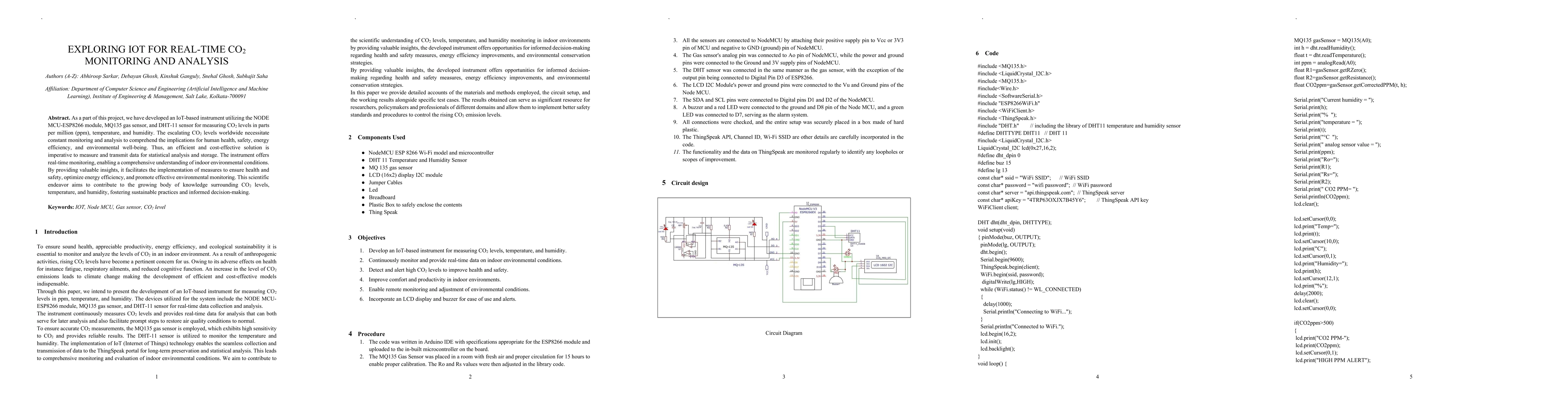Thumbnail for Exploring IoT for real-time CO2 monitoring and analysis