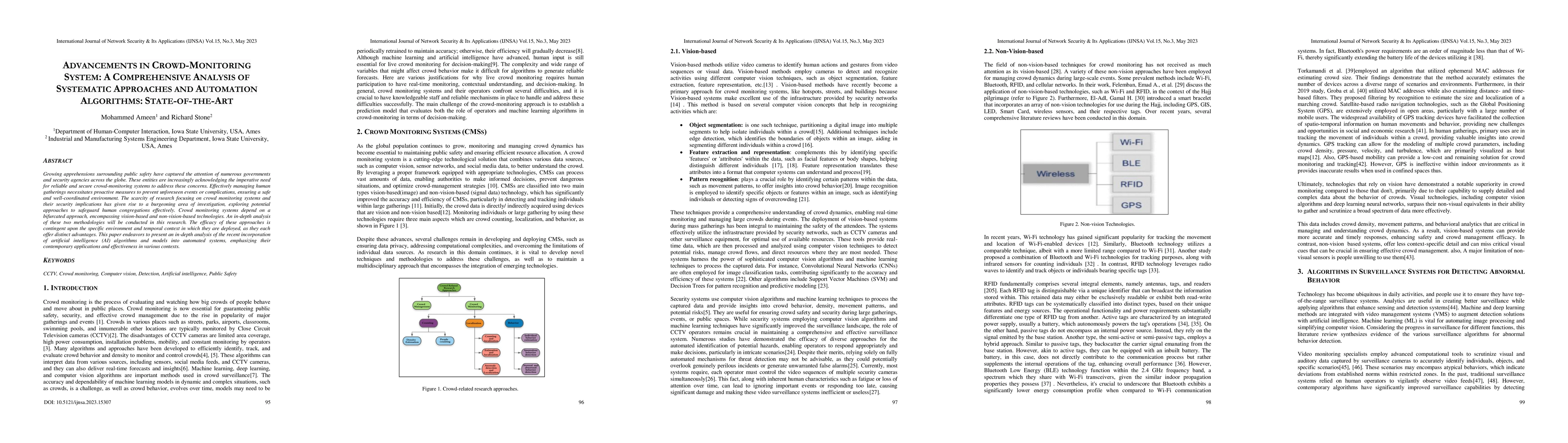 Thumbnail for Advancements In Crowd-Monitoring System: A Comprehensive Analysis of
  Systematic Approaches and Automation Algorithms: State-of-The-Art