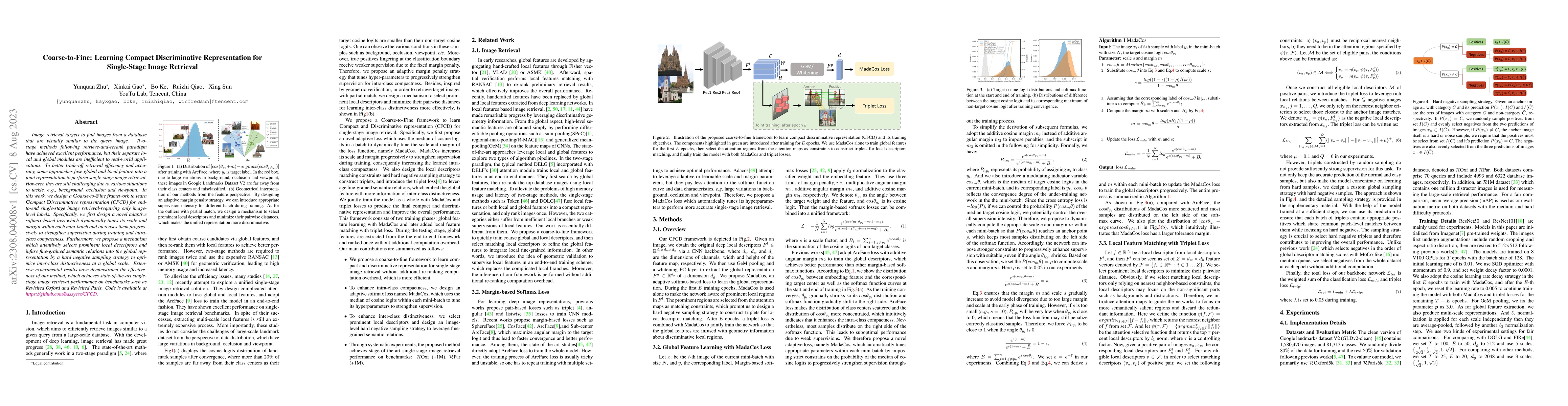Thumbnail for Coarse-to-Fine: Learning Compact Discriminative Representation for
  Single-Stage Image Retrieval