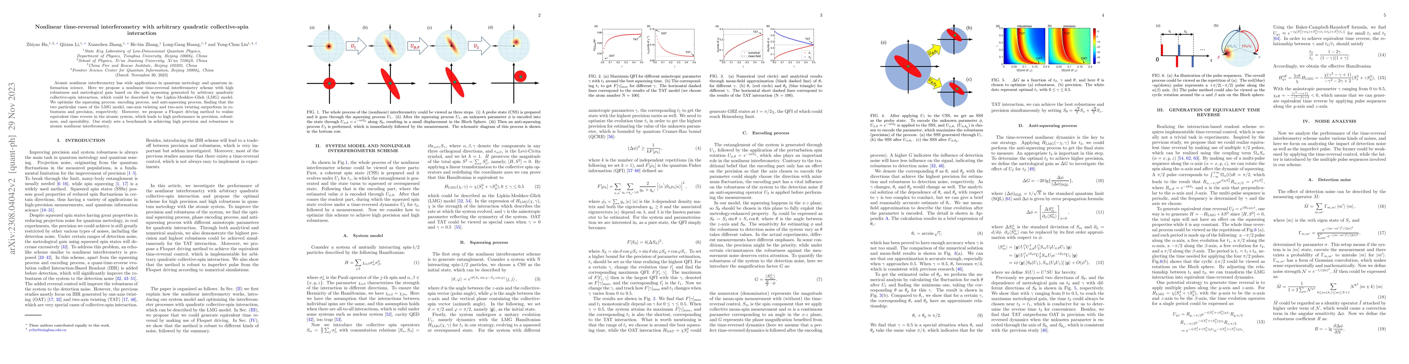 Thumbnail for Nonlinear time-reversal interferometry with arbitrary quadratic
  collective-spin interaction