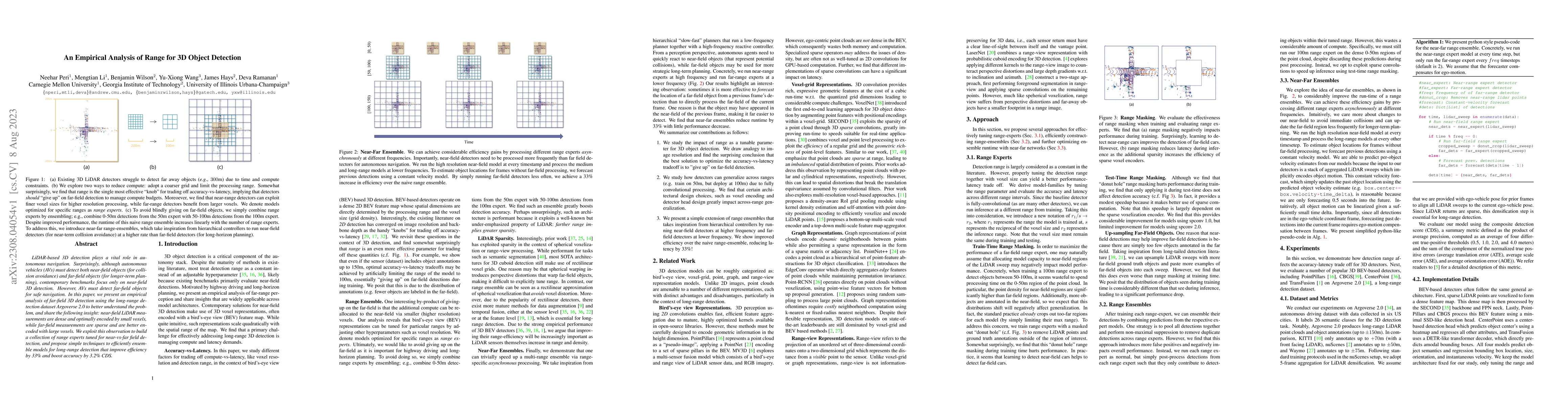 Thumbnail for An Empirical Analysis of Range for 3D Object Detection