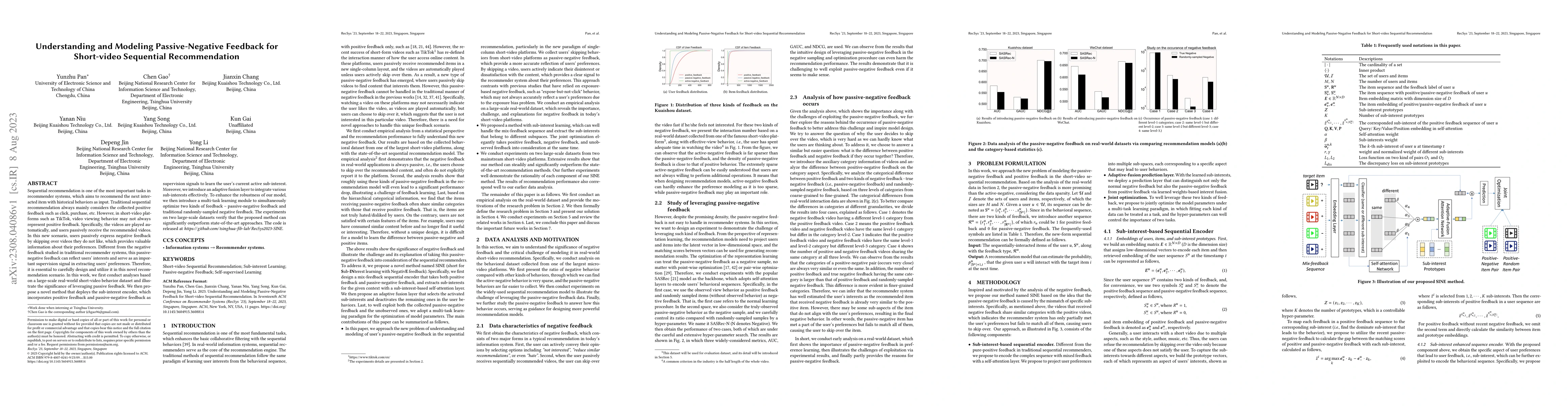 Thumbnail for Understanding and Modeling Passive-Negative Feedback for Short-video
  Sequential Recommendation