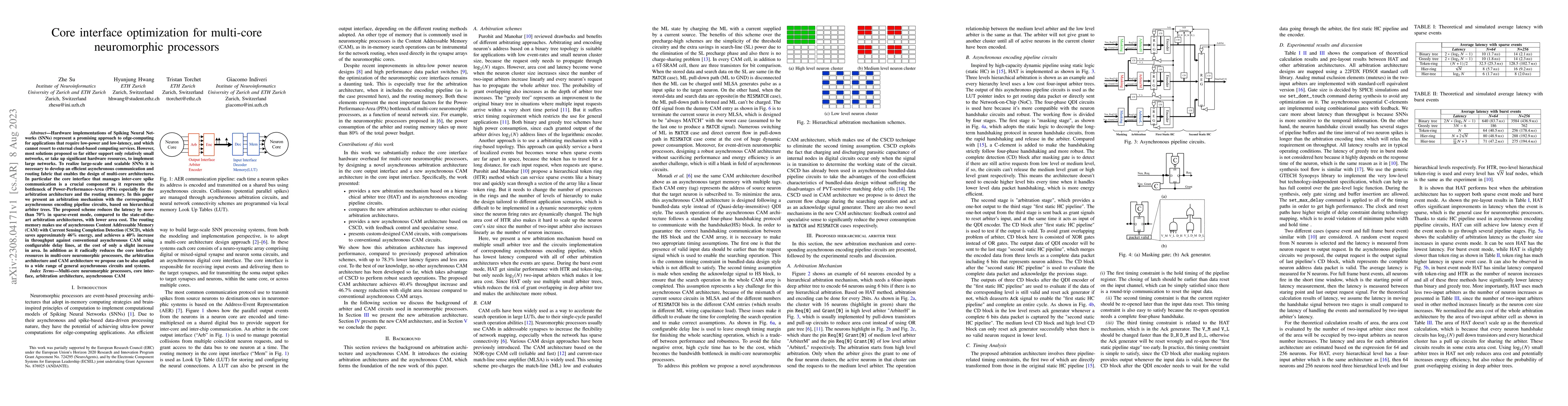 Thumbnail for Core interface optimization for multi-core neuromorphic processors