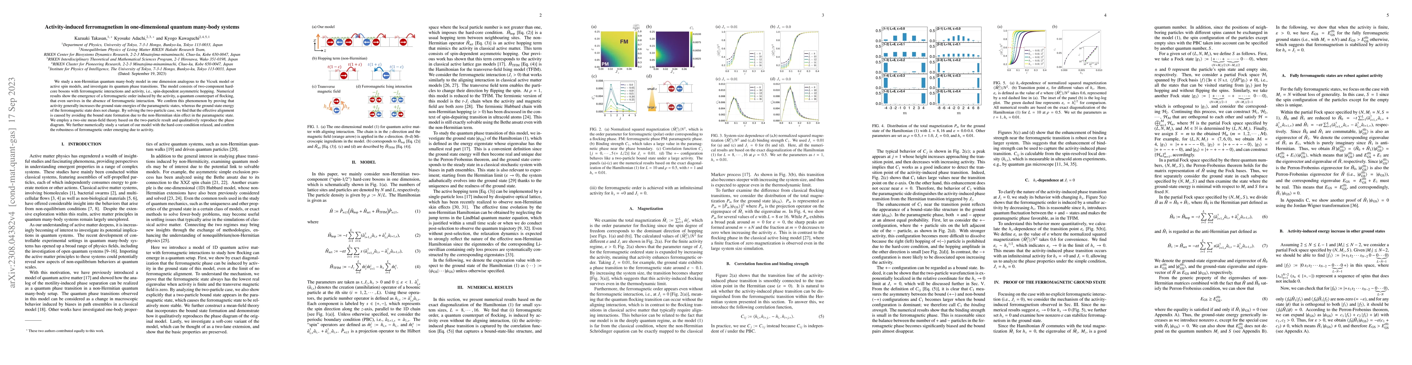 Thumbnail for Activity-induced ferromagnetism in one-dimensional quantum many-body
  systems