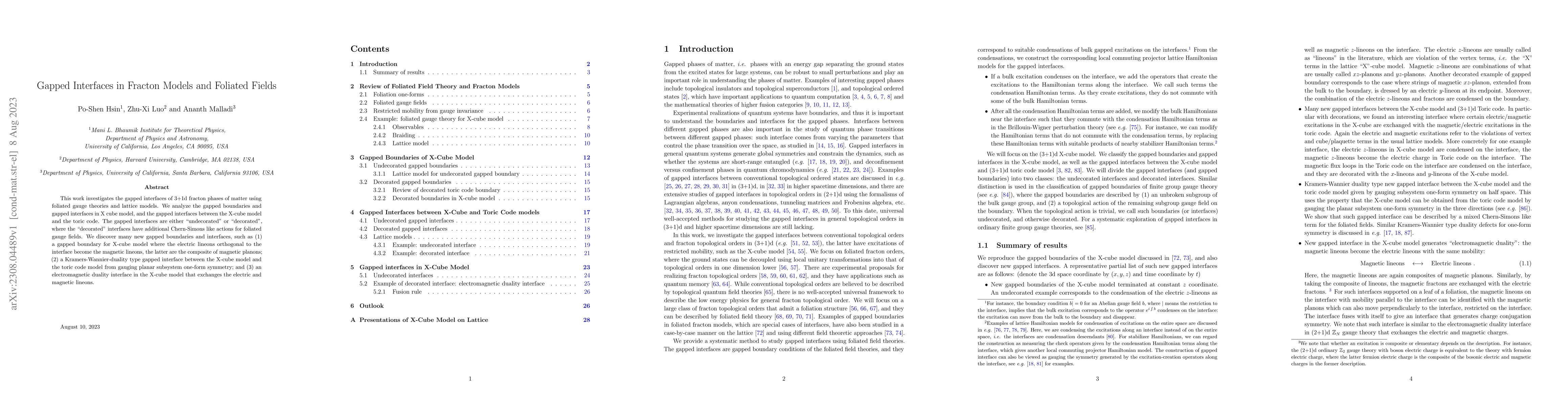 Thumbnail for Gapped Interfaces in Fracton Models and Foliated Fields