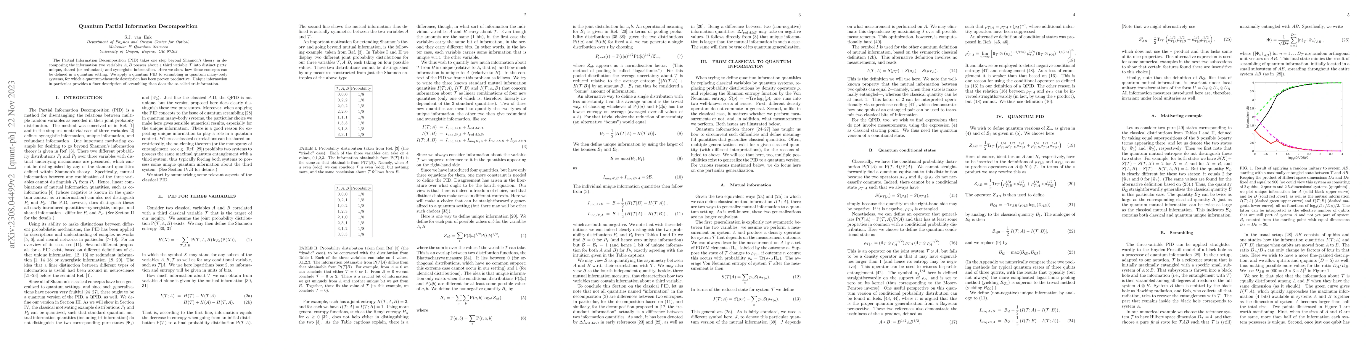 Thumbnail for Quantum Partial Information Decomposition