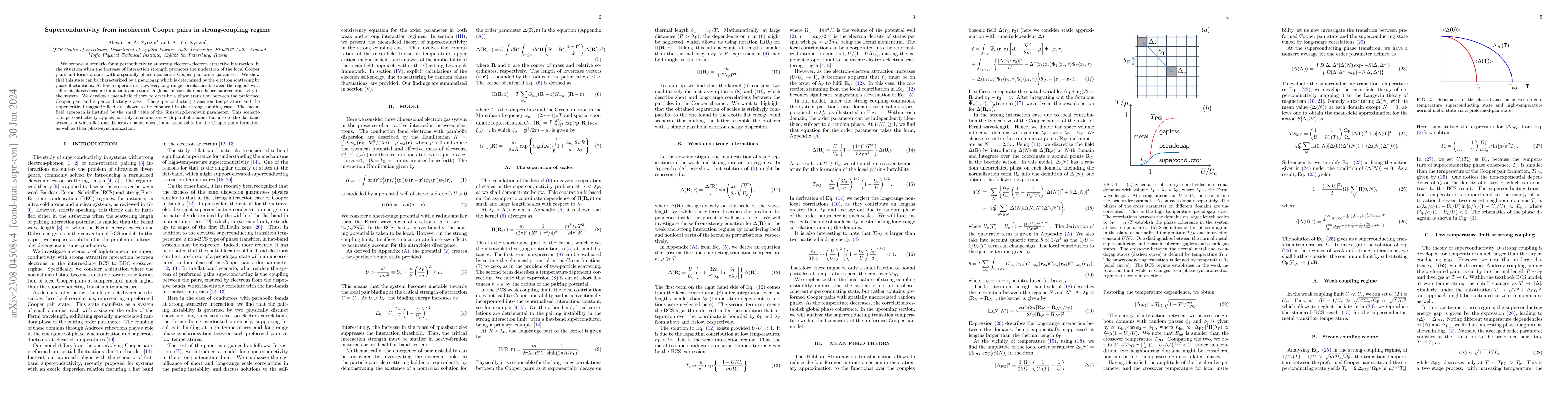 Thumbnail for Superconductivity from incoherent Cooper pairs in strong-coupling regime
