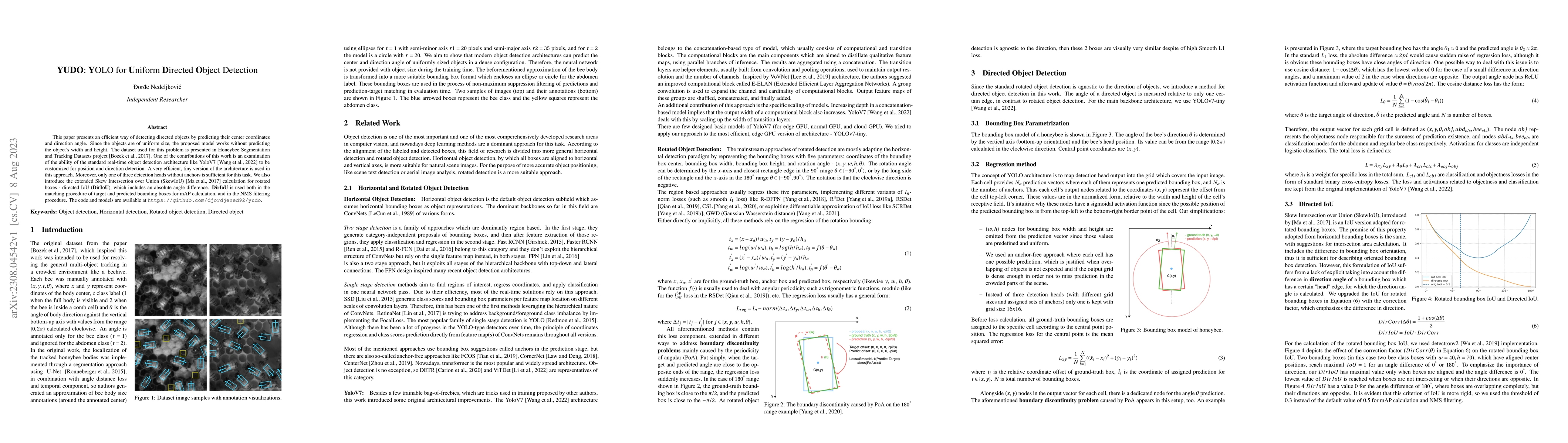 Thumbnail for YUDO: YOLO for Uniform Directed Object Detection