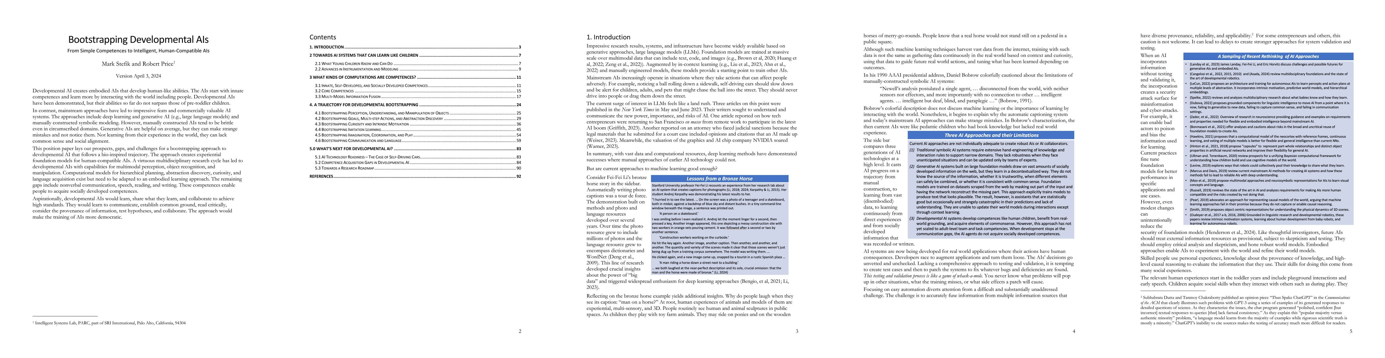 Thumbnail for Bootstrapping Developmental AIs: From Simple Competences to Intelligent
  Human-Compatible AIs