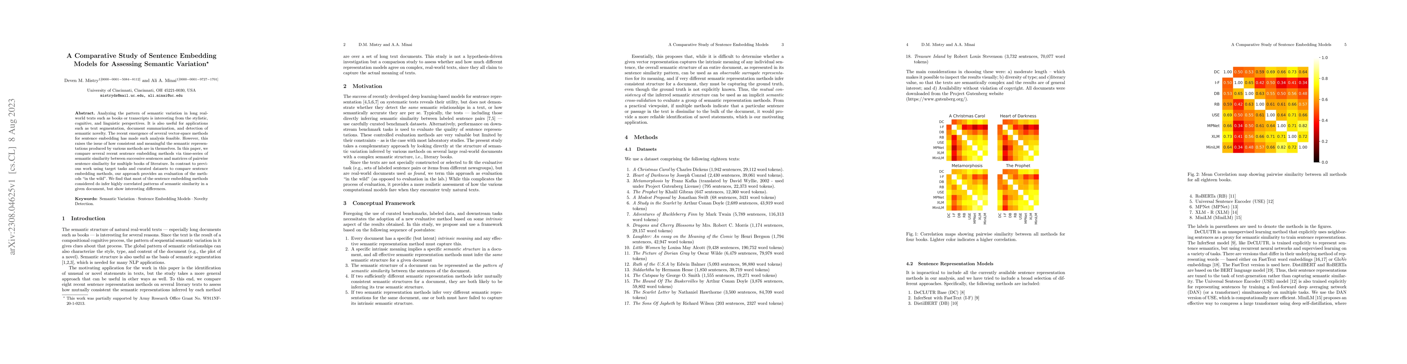 Thumbnail for A Comparative Study of Sentence Embedding Models for Assessing Semantic
  Variation
